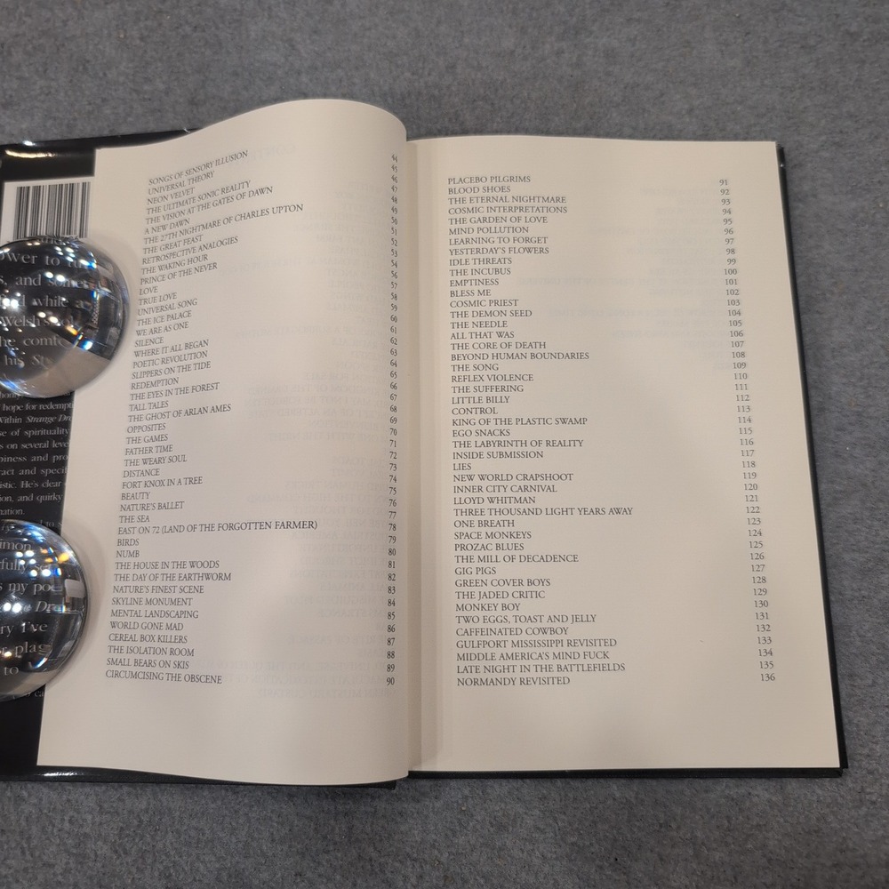 Strange Dreams Derek Welsh Poetry‎ Writings 1996 First Edition Hardcover MIP - Picture 5 of 6